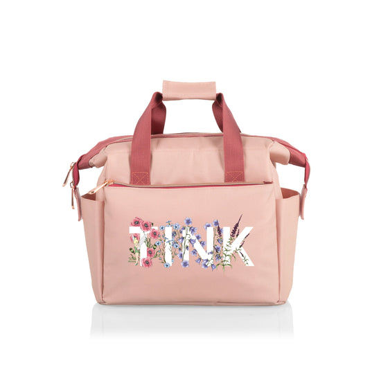 Tinker Bell (Disney) Pink Floral Insulated Lunch Tote Bag