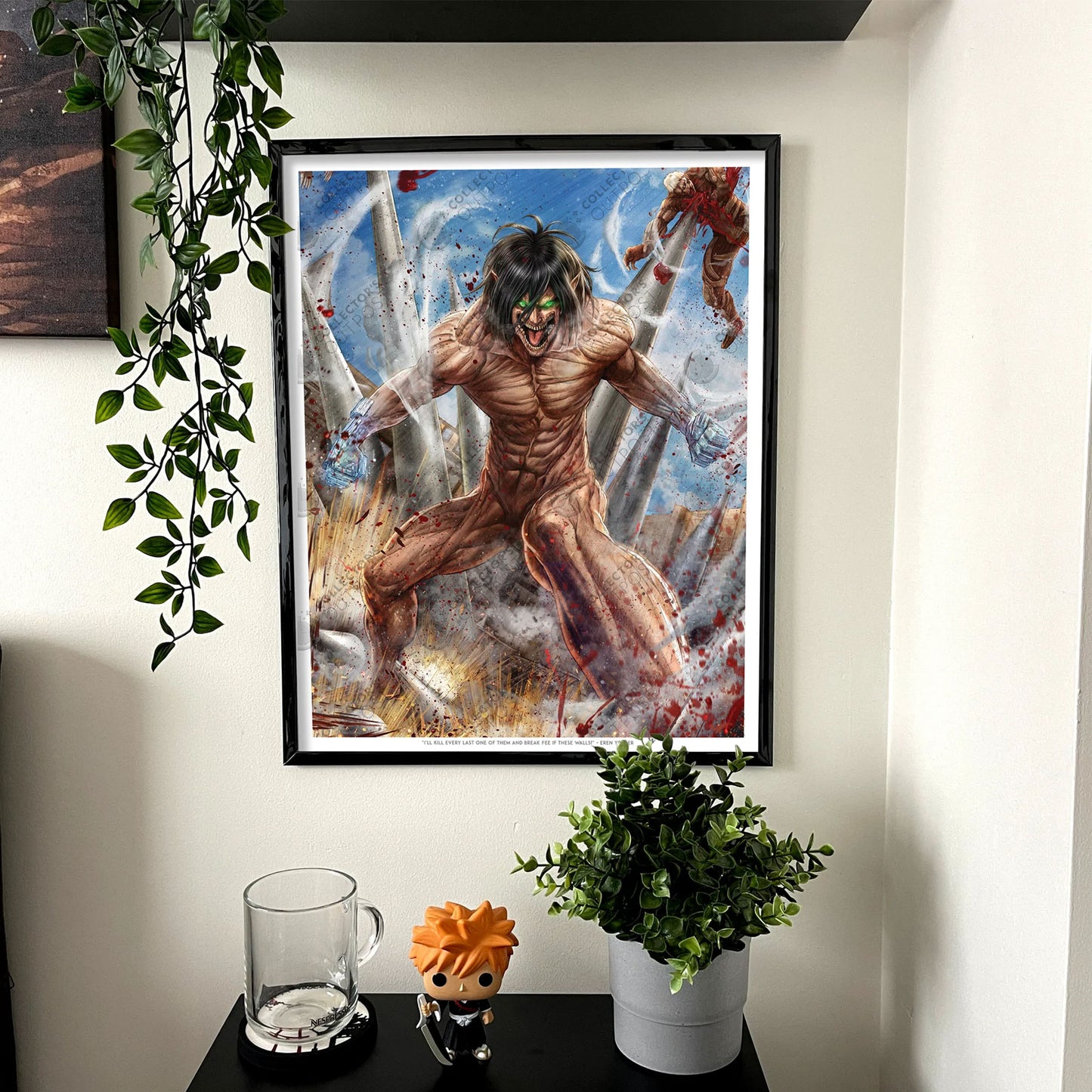 Titan Eren (Attack on Titan) Premium Art Print