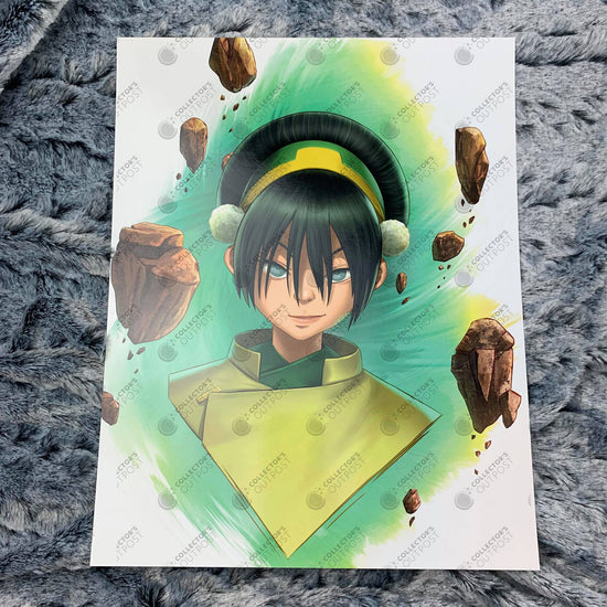 Load image into Gallery viewer, Toph Beifong (Avatar: The Last Airbender) Legacy Series Portrait Art Print

