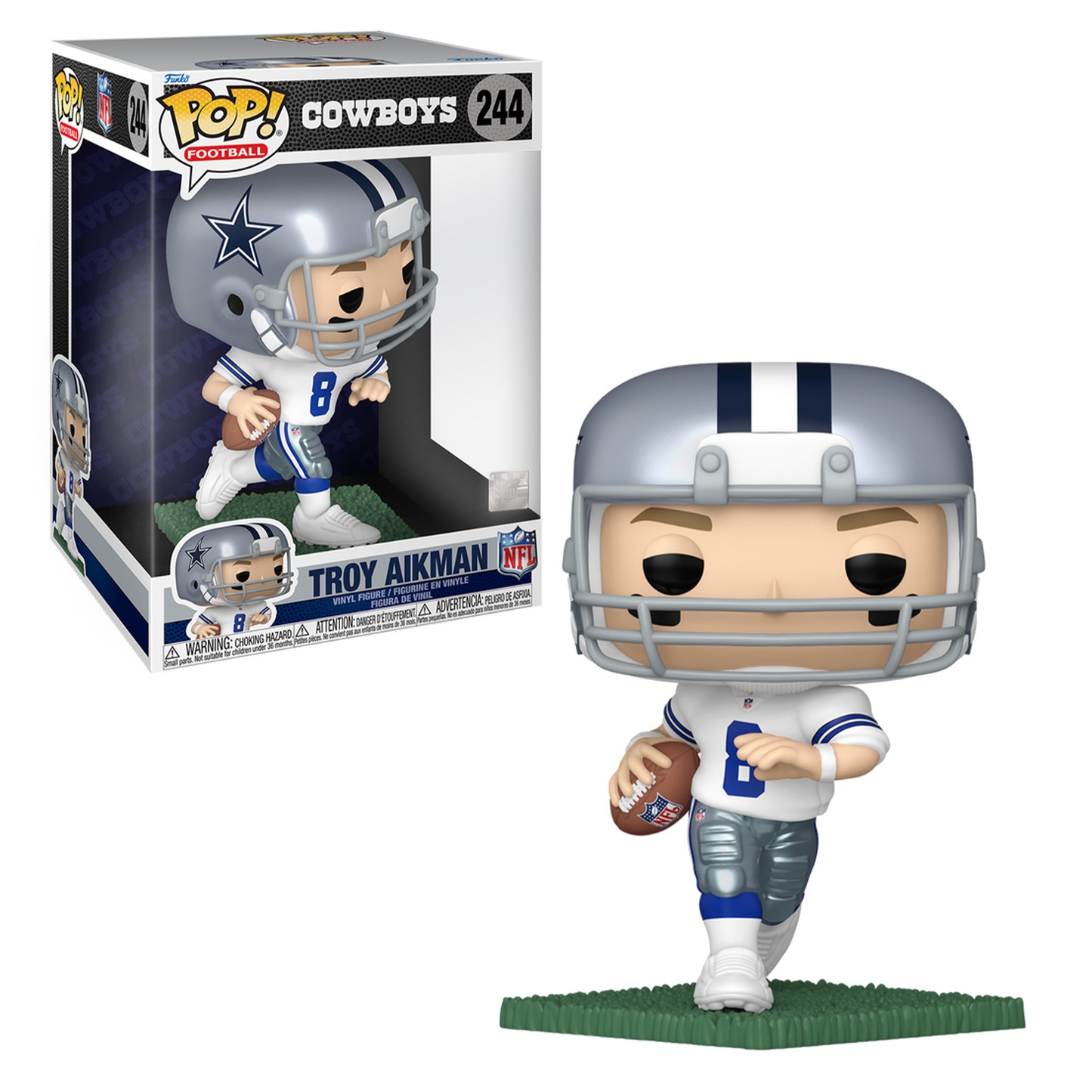 Troy Aikman Dallas Cowboys Jumbo 10" NFL Funko Pop!