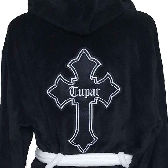 Tupac Cross Plush Robe