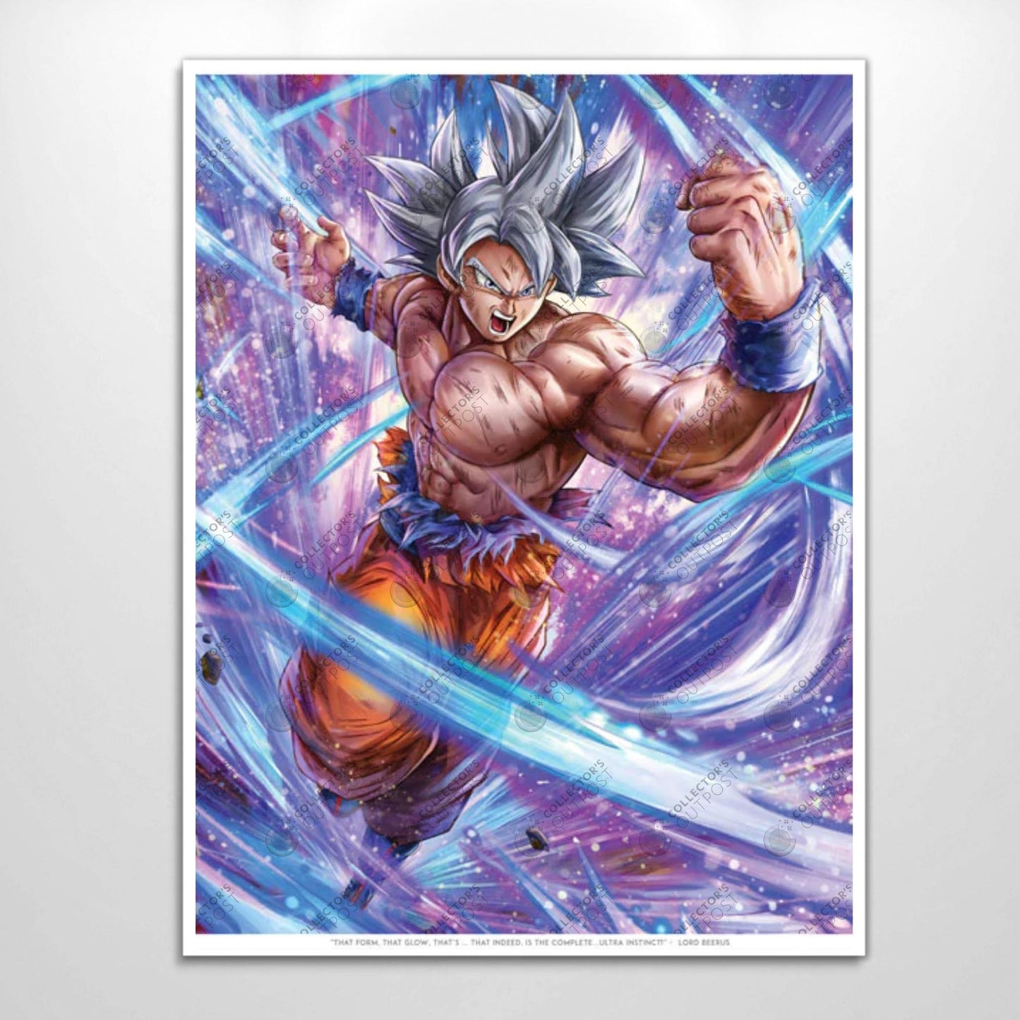 Ultra Instinct Goku Completed Form Dragon Ball Z Premium Art