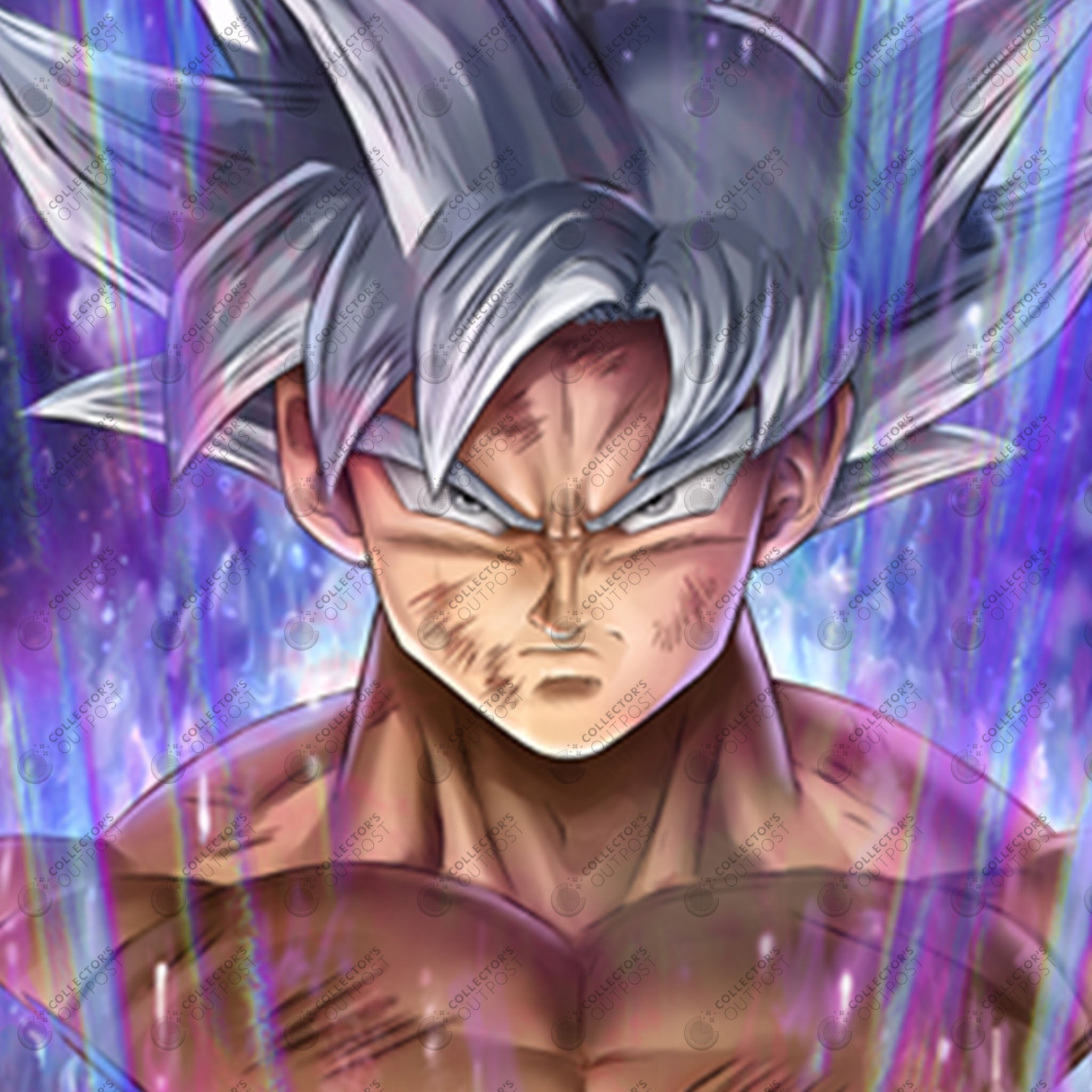 Ultra Instinct Son Goku Dragon Ball Z Legacy Portrait Art Print ...