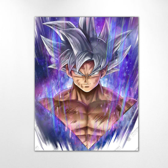 Ultra Instinct Son Goku Dragon Ball Z Legacy Portrait Art Print