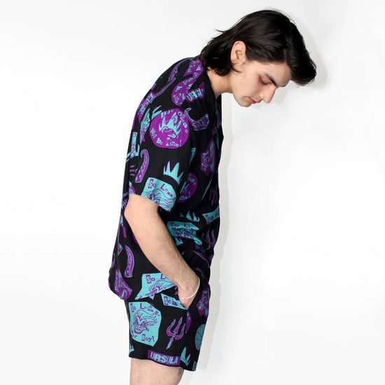 Load image into Gallery viewer, Ursula (The Little Mermaid) Disney AOP Co-ord Unisex Shorts by Cakeworthy
