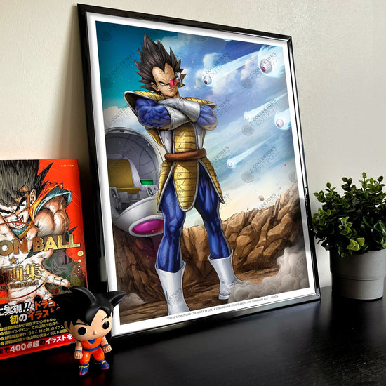 Vegeta "Otherworldly Prince"(Dragon Ball) Premium Art Print