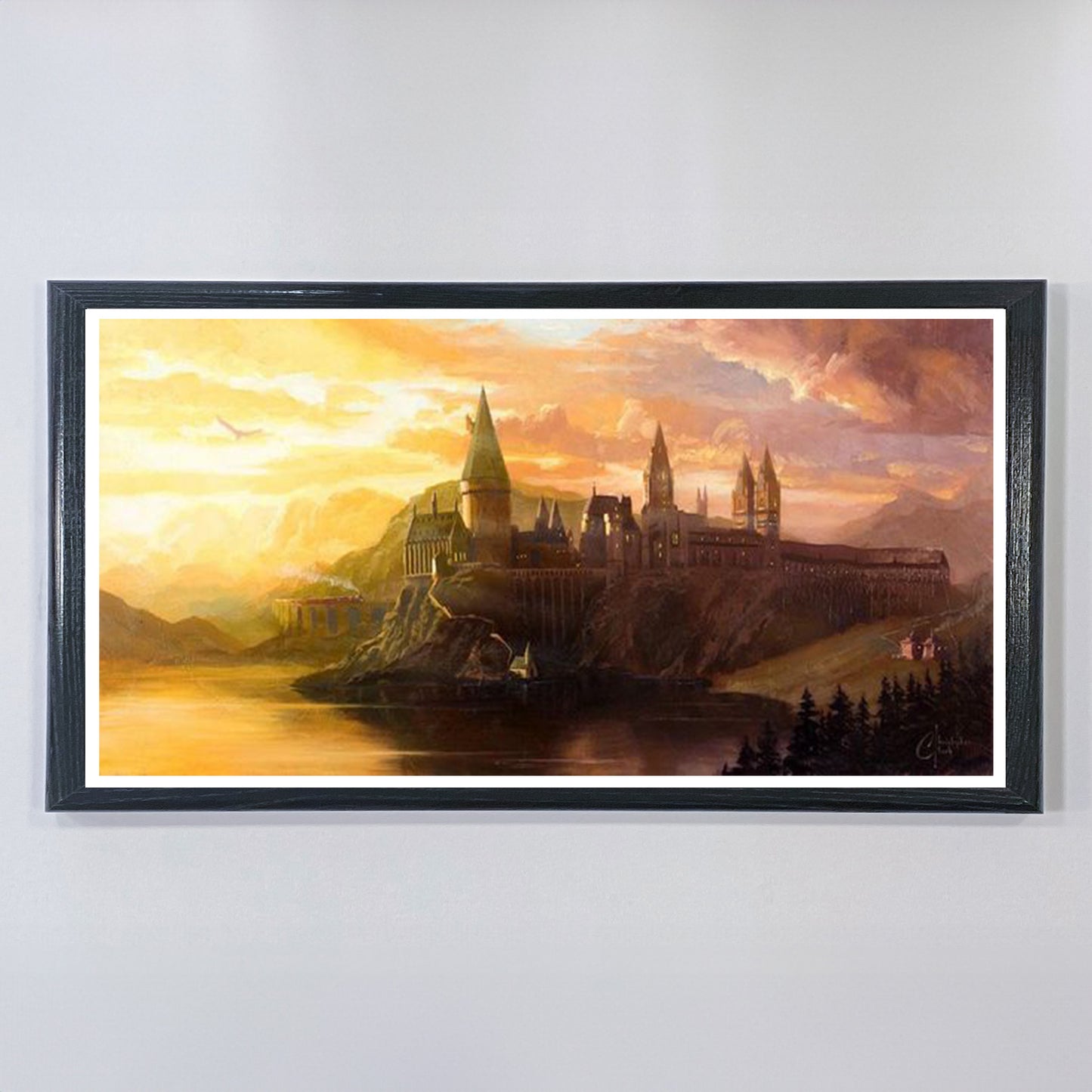 Hogwarts Castle Harry Potter Art Print