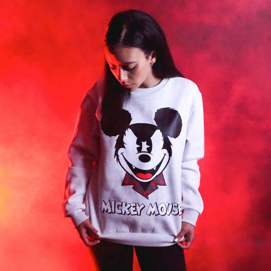 Werewolf Mickey (Disney) Crew Neck Sweater by Cakeworthy