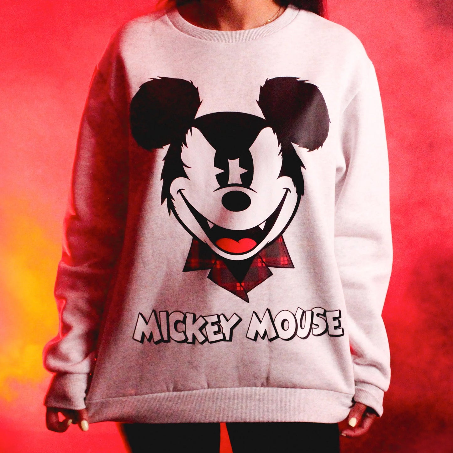 Werewolf Mickey (Disney) Crew Neck Sweater by Cakeworthy
