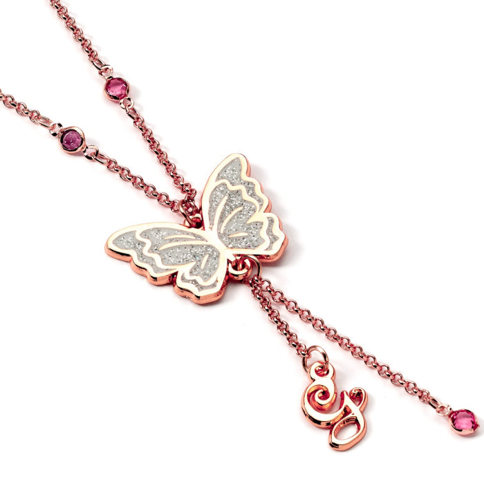 Wicked Glinda Rose Gold Butterfly Necklace