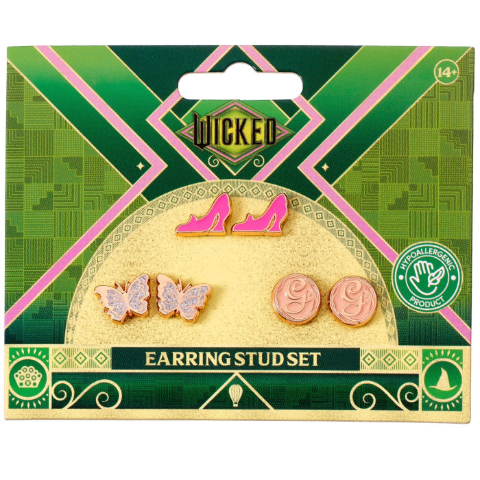 Wicked Glinda Stud Earring Set