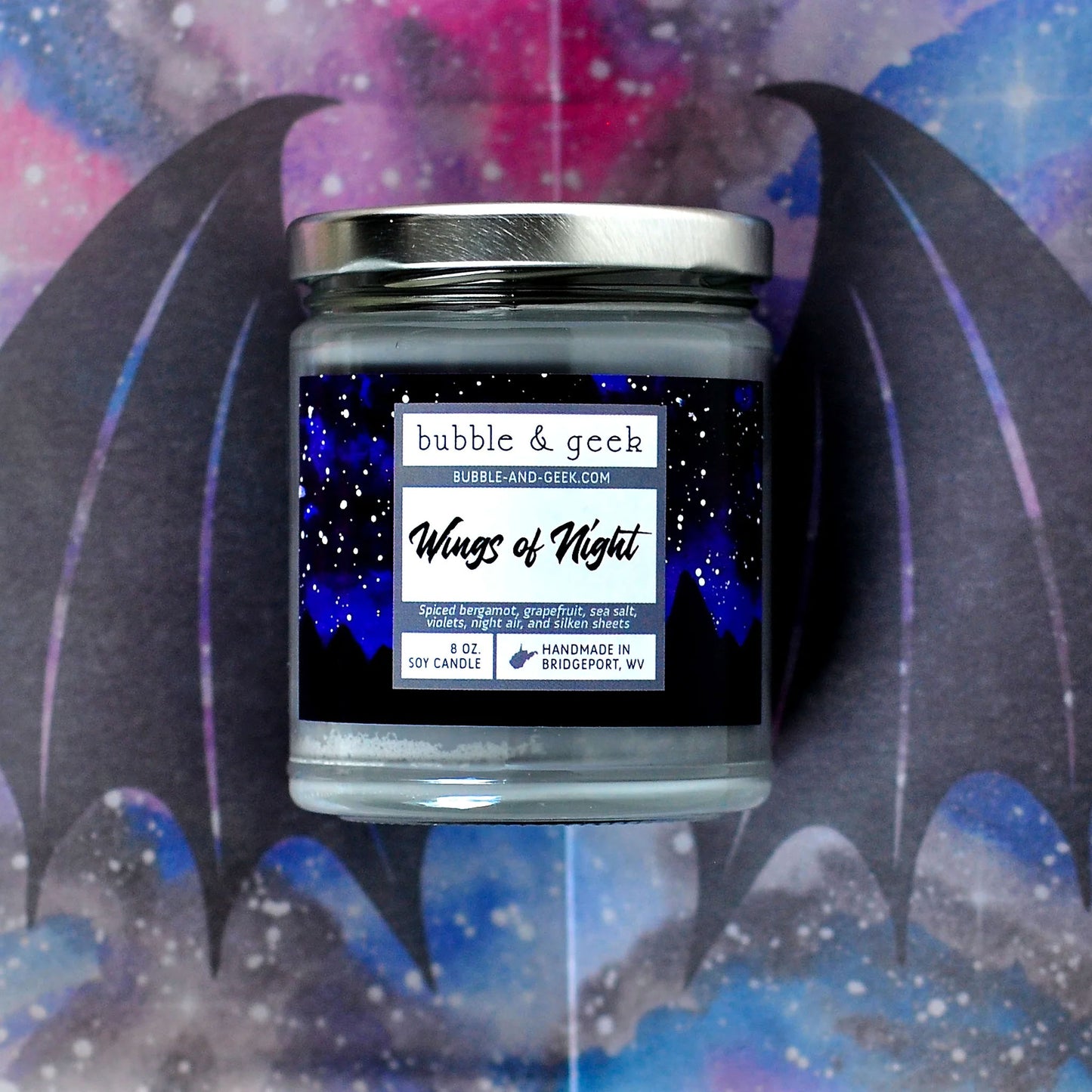 Wings of Night (ACOTAR) Velaris Candle Jar