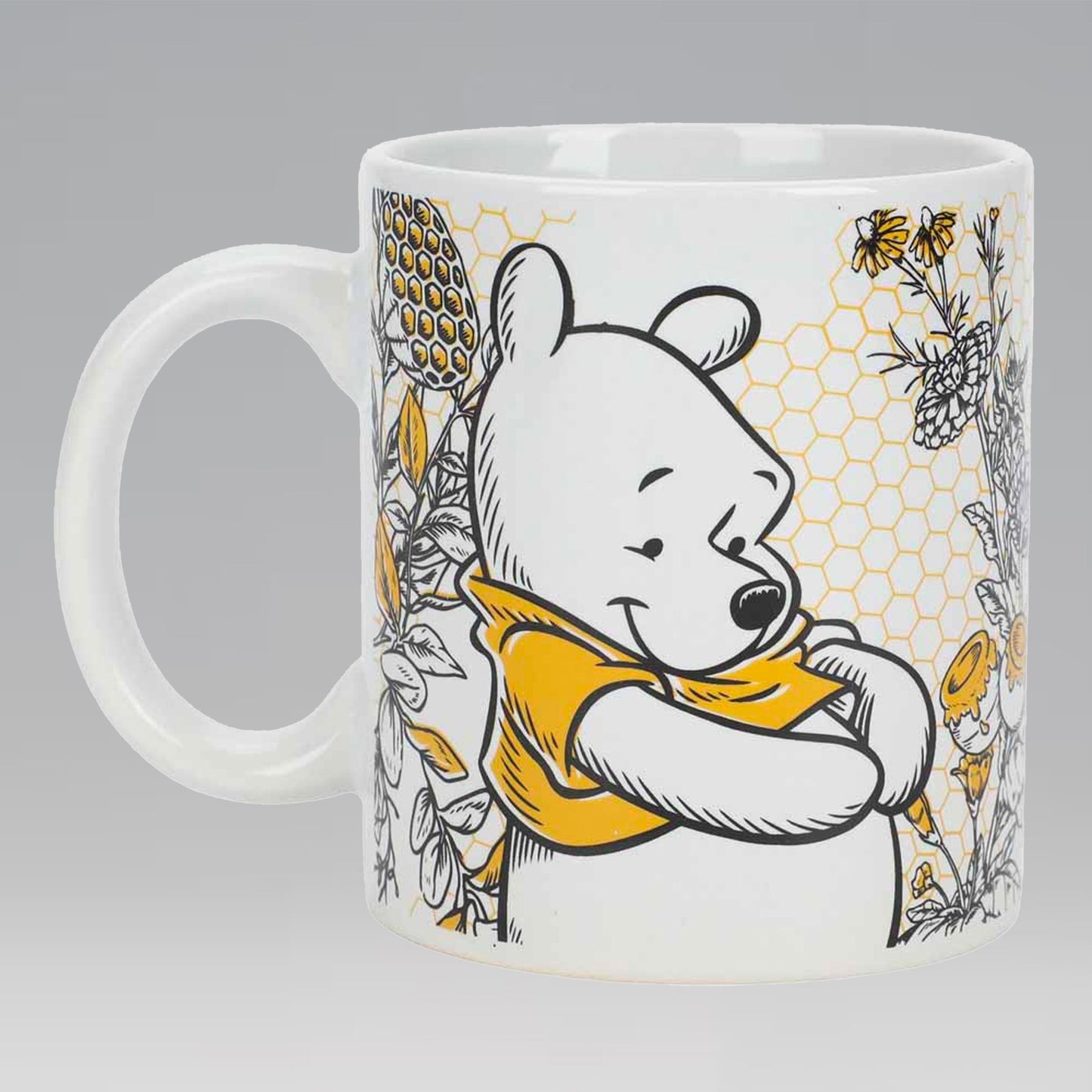 Winnie The Pooh 100 Acre Wood Honeycomb 2-Pack 16 oz Ceramic Mug Set