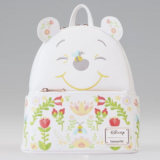 Winnie the Pooh (Disney) Folk Floral Mini Backpack by Loungefly