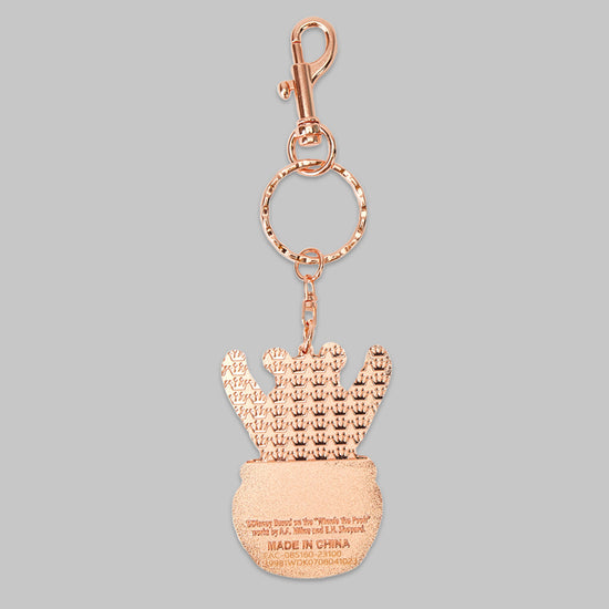 Winnie the Pooh (Disney) "Hunny Pot" Rose Gold Keychain by Loungefly