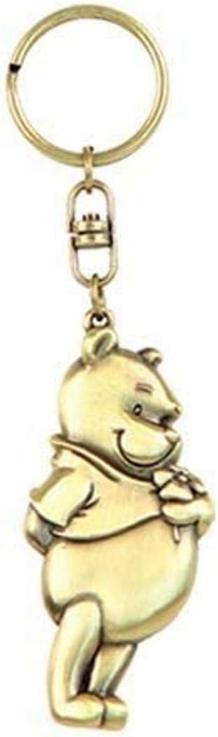 Winnie the Pooh (Disney) Large Brass Keychain