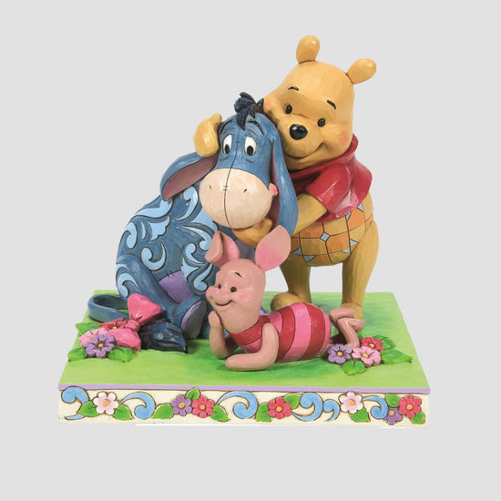 Winnie the Pooh "Here Together, Friends Forever" Disney Traditions Statue