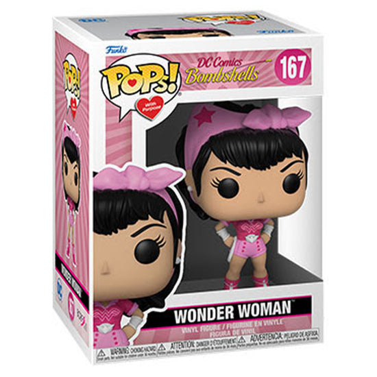 Wonder Woman (DC Comics Bombshells) Breast Cancer Awareness Funko Pop!