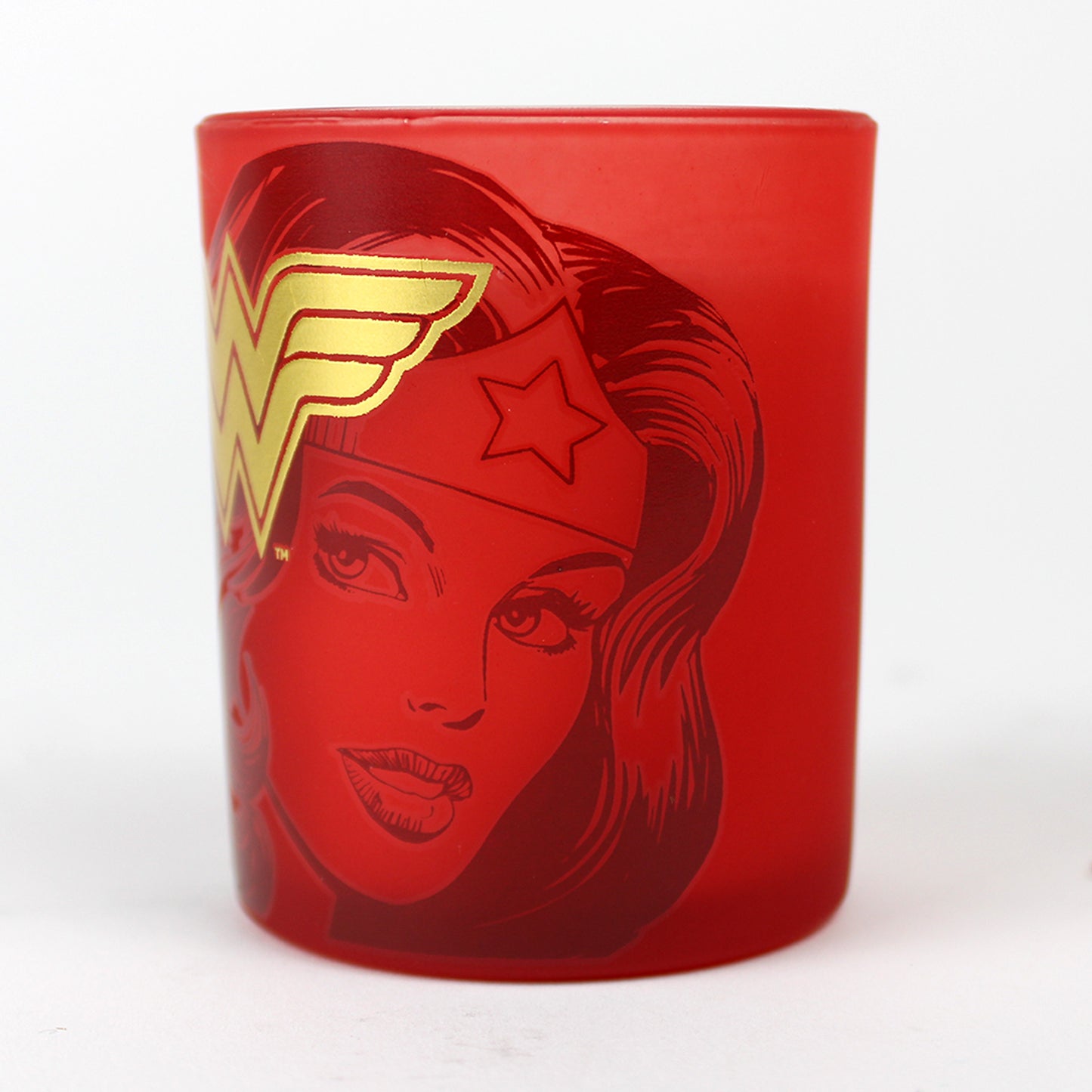Wonder Woman DC Comics Glass Votive Candle