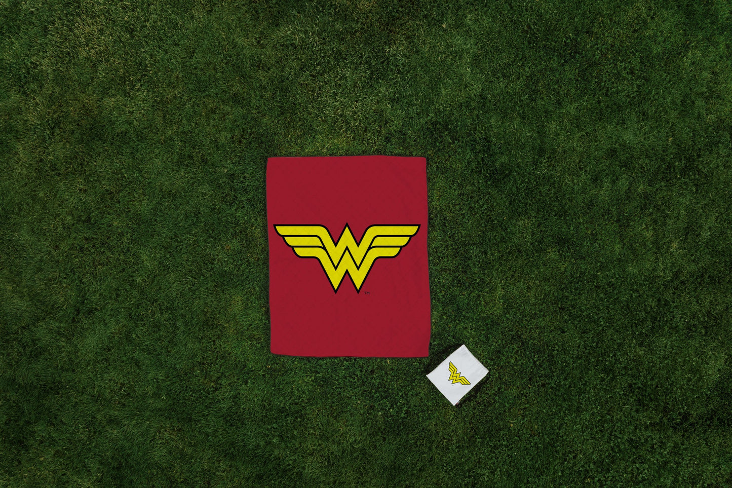 Wonder Woman DC Picnic Blanket and Carrying Bag