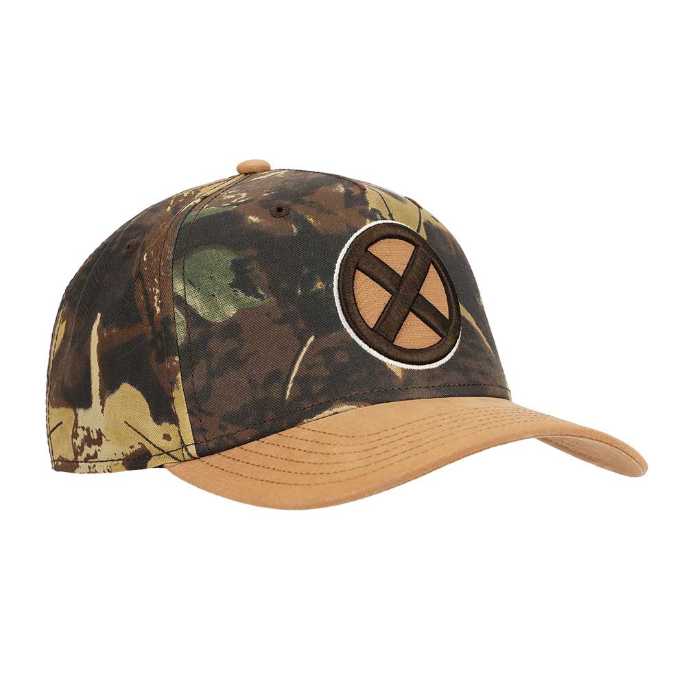 X-Men Wolverine Camo Curved Bill Marvel Snapback Hat