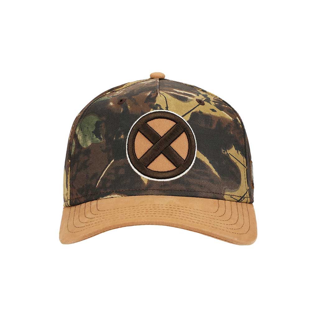 X-Men Wolverine Camo Curved Bill Marvel Snapback Hat