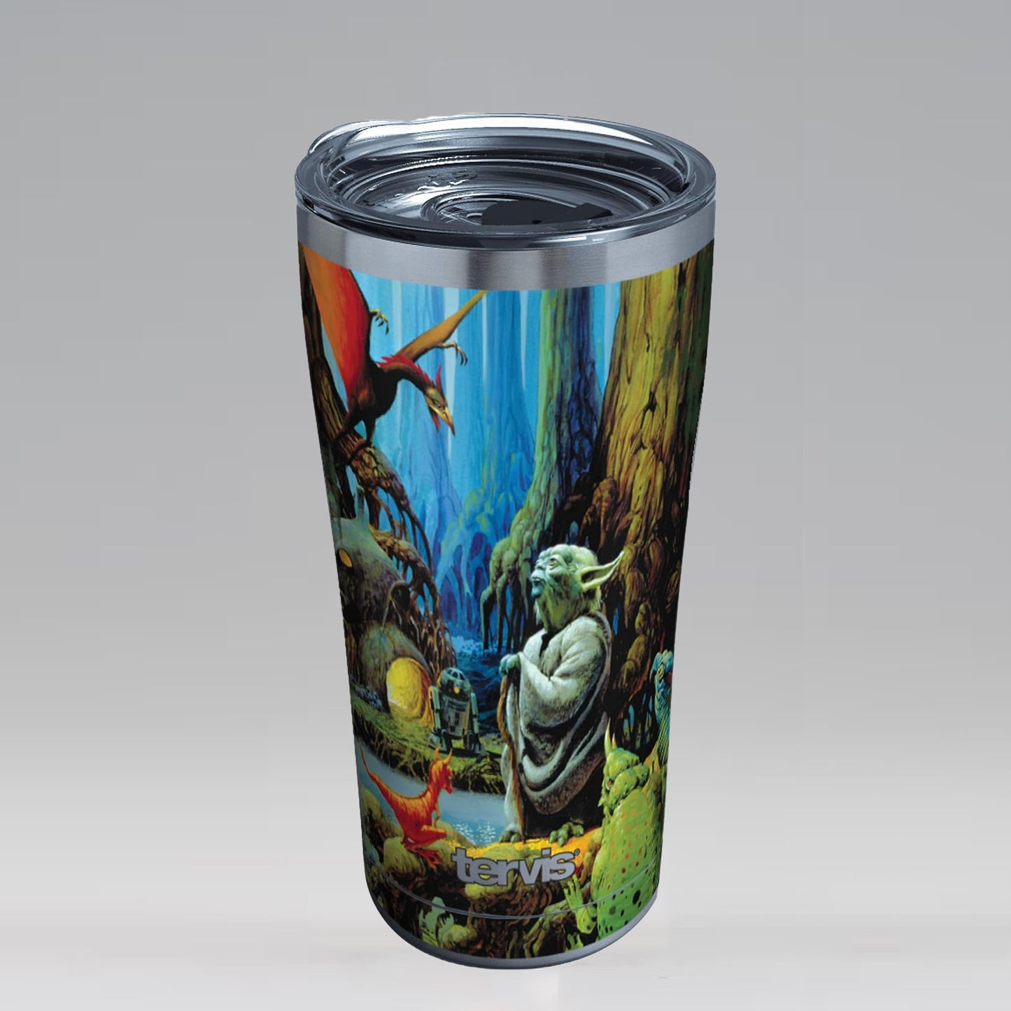 Yoda at Dagobah (Star Wars) The Empire Strikes Back 40th Anniversary Tervis 20oz Stainless Steel Tumbler
