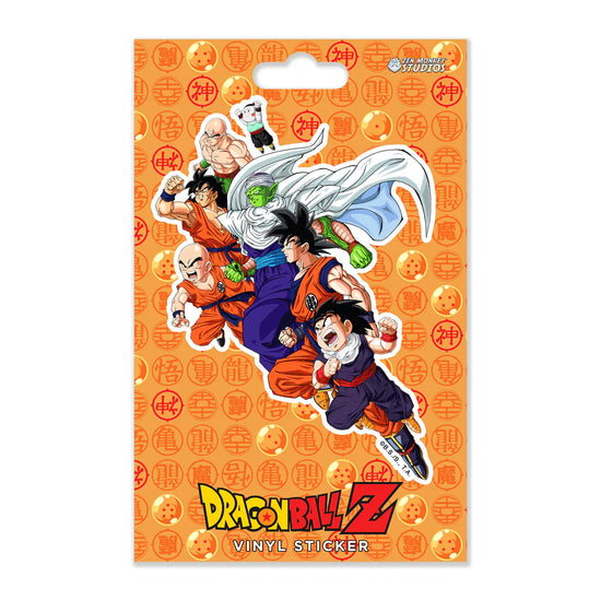 Z Fighters Dragon Ball Z Vinyl Sticker