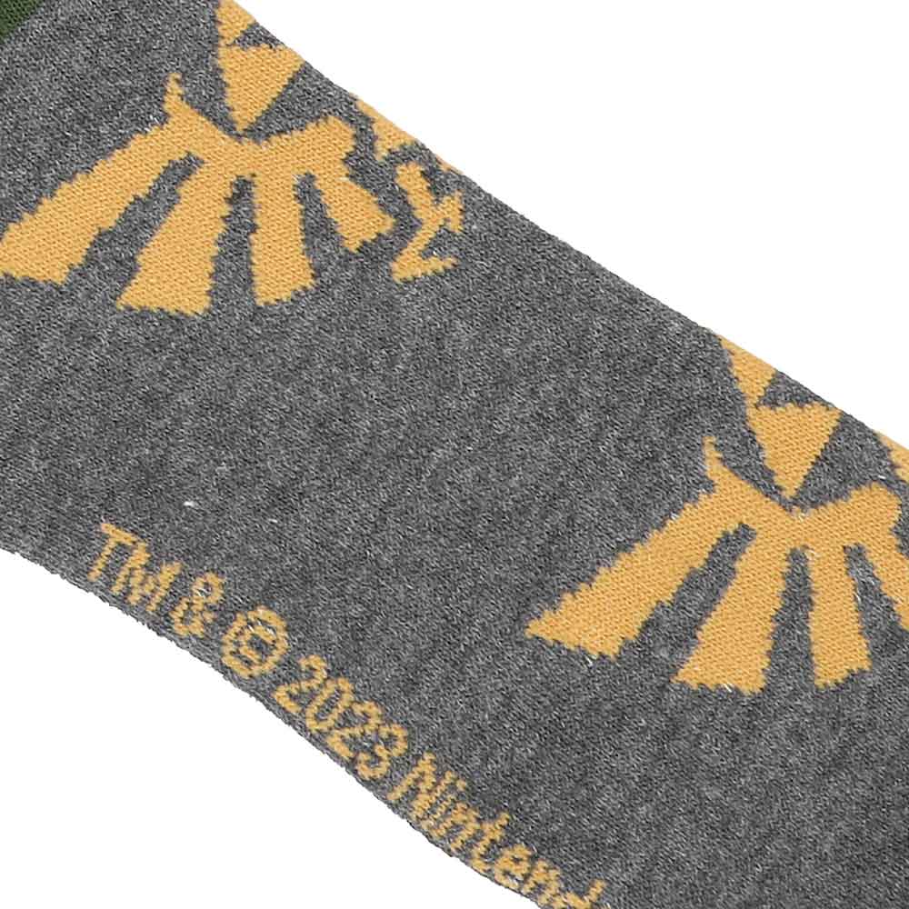 The Legend of Zelda Hyrule Tri-Force Crew Socks