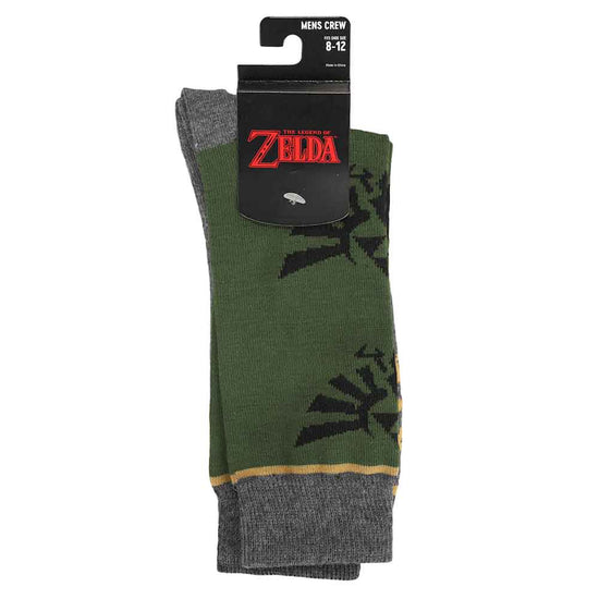 The Legend of Zelda Hyrule Tri-Force Crew Socks