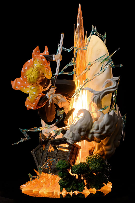 Load image into Gallery viewer, Zenitsu Agatsuma (Demon Slayer) GEE Light-Up 1:5 Scale Statue
