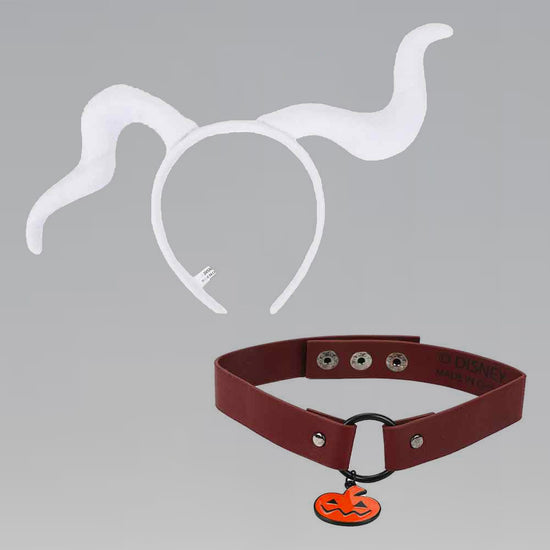 Load image into Gallery viewer, Zero (The Nightmare Before Christmas) Disney Cosplay Collar &amp;amp; Headband
