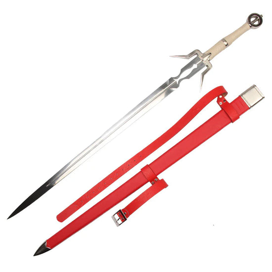 Zireael (Ciri's Silver Witcher Sword) The Witcher Steel Prop Replica Sword
