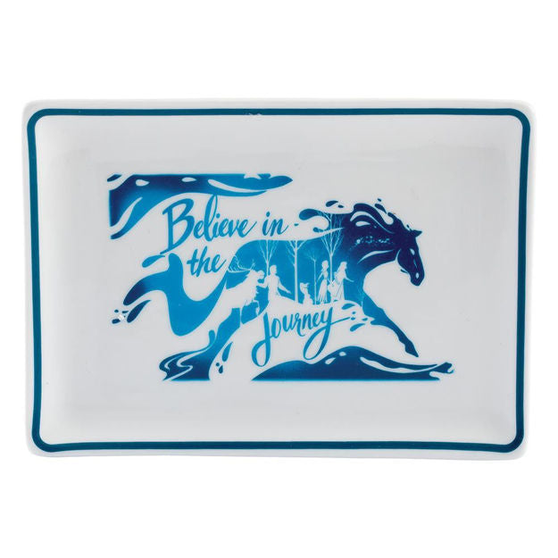 Load image into Gallery viewer, Frozen II &amp;quot;Believe In The Journey&amp;quot; Ceramic Trinket Tray
