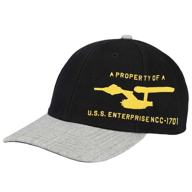 Property of USS Enterprise (Star Trek) Side Logo Snapback Hat