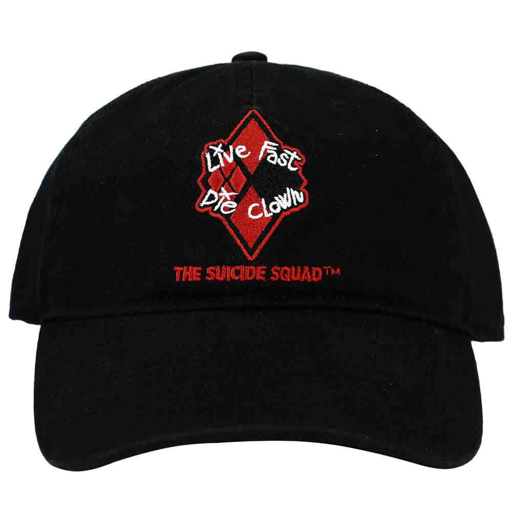 Harley Quinn Suicide Squad Live Fast or Die Clown DC Comics Hat