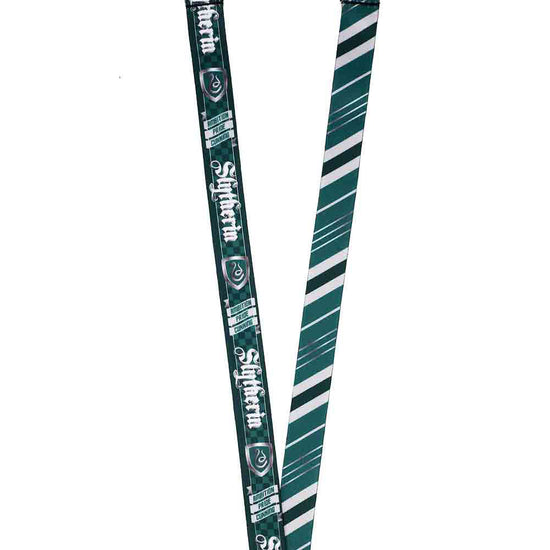 Load image into Gallery viewer, Slytherin Hogwarts House Tie Harry Potter Lanyard
