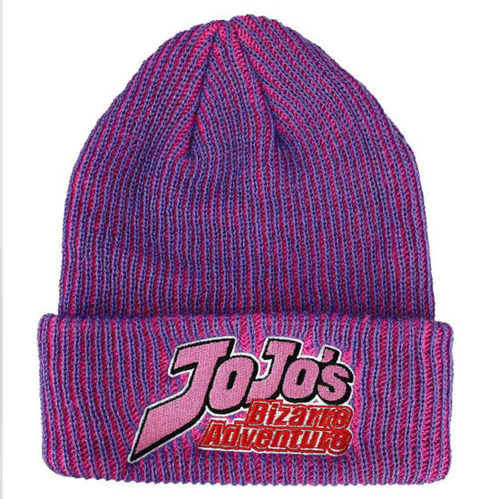 Jojo's Bizarre Adventure Logo Embroidered Beanie Hat