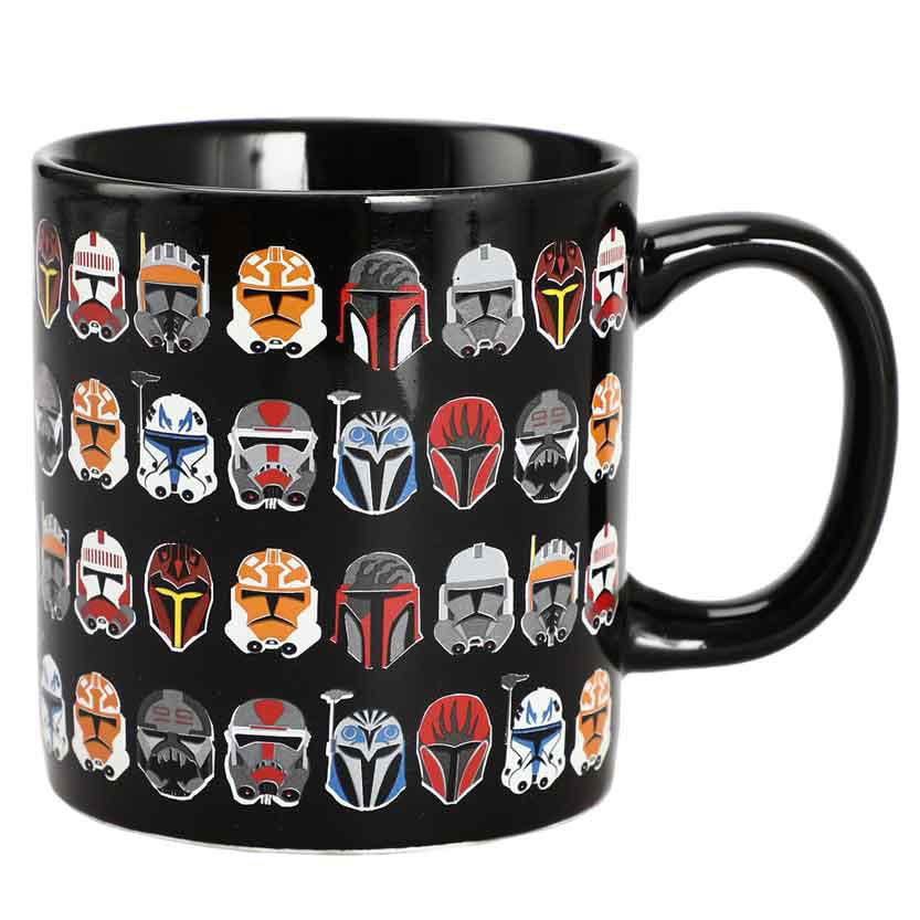 Star Wars The Clone Wars Helmets 16oz Ceramic Mug