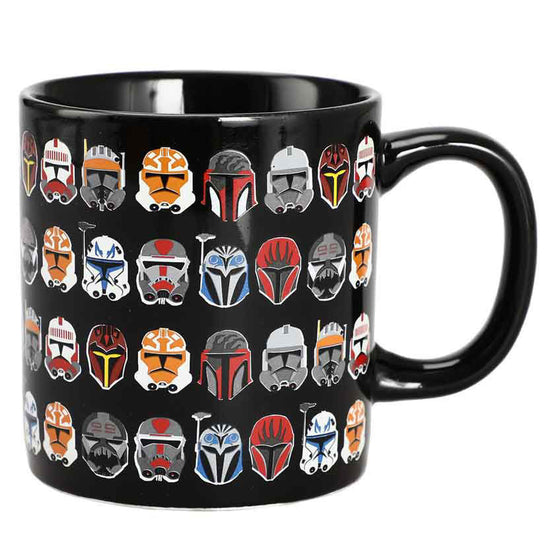 Helmets AOP Print (Star Wars: The Clone Wars) 16oz Ceramic Mug