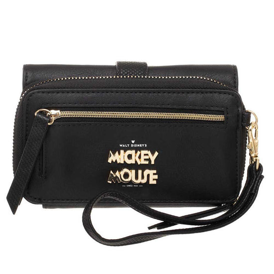 Load image into Gallery viewer, Mickey Mouse With Gold Metal Charm Disney Classic Wristlet Clutch Wallet
