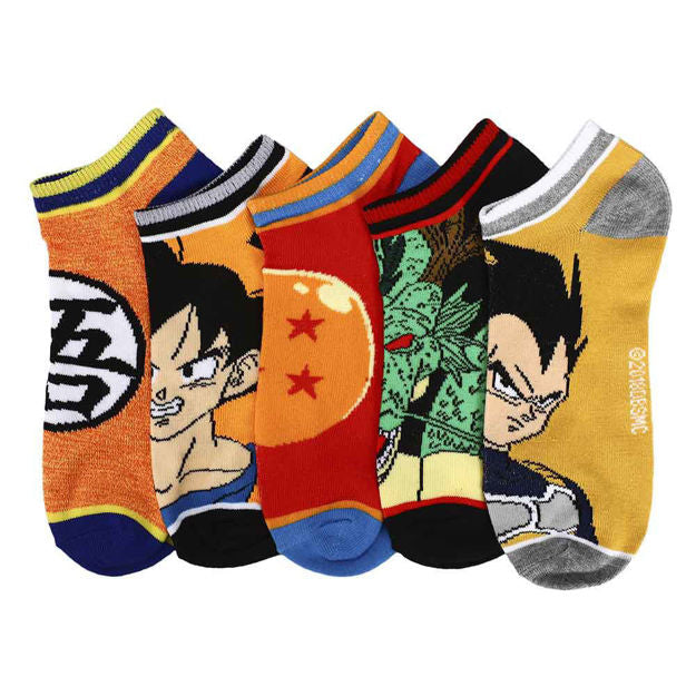 Characters & Symbols (Dragon Ball Super: Broly) Ankle Socks 5 Pair Set