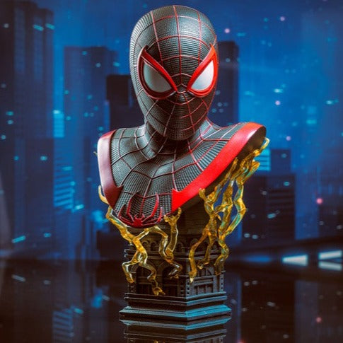 Load image into Gallery viewer, Miles Morales Spider-Man (Marvel) 1/2 Scale Resin Bust

