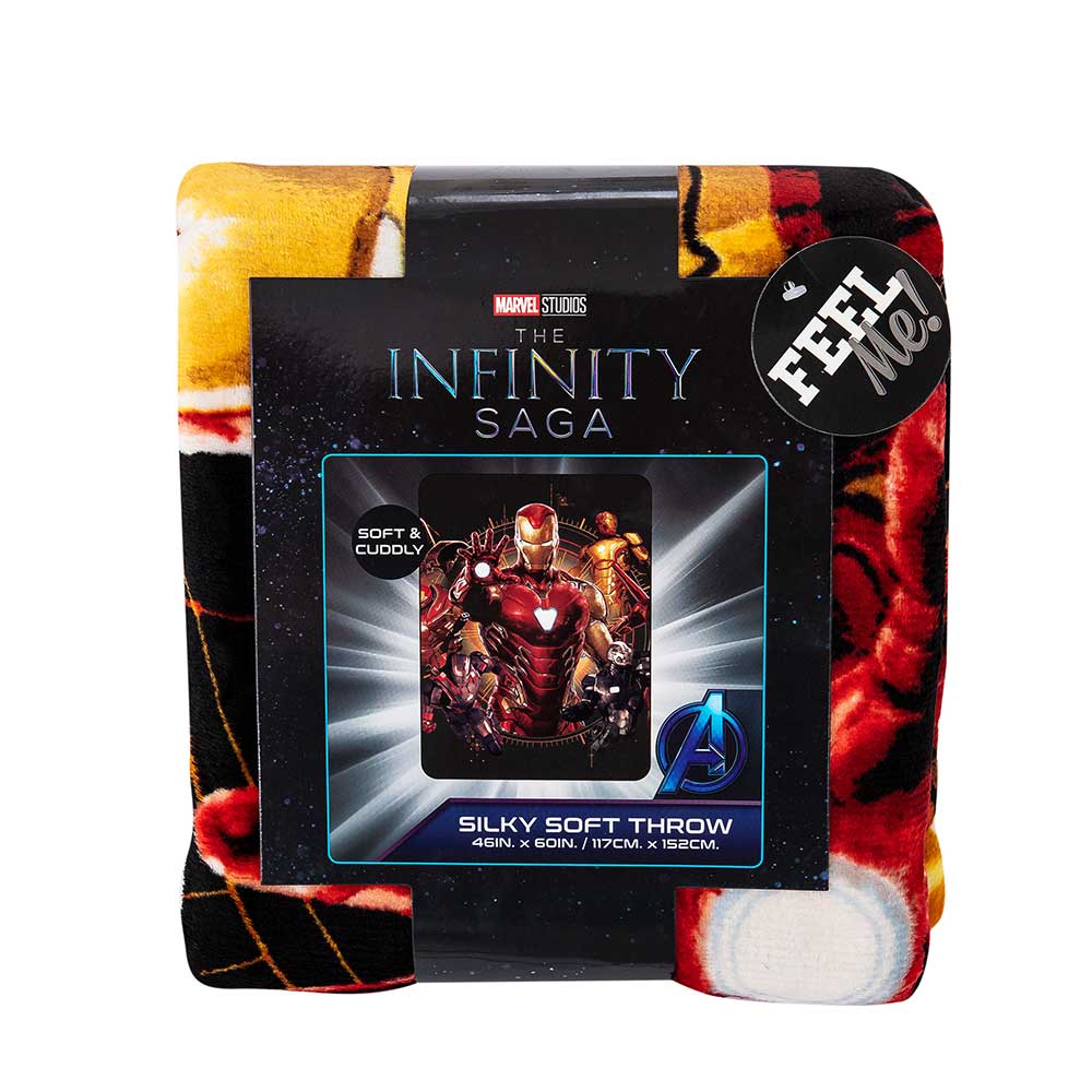 Iron Man Legacy Silk Touch Marvel Throw Blanket