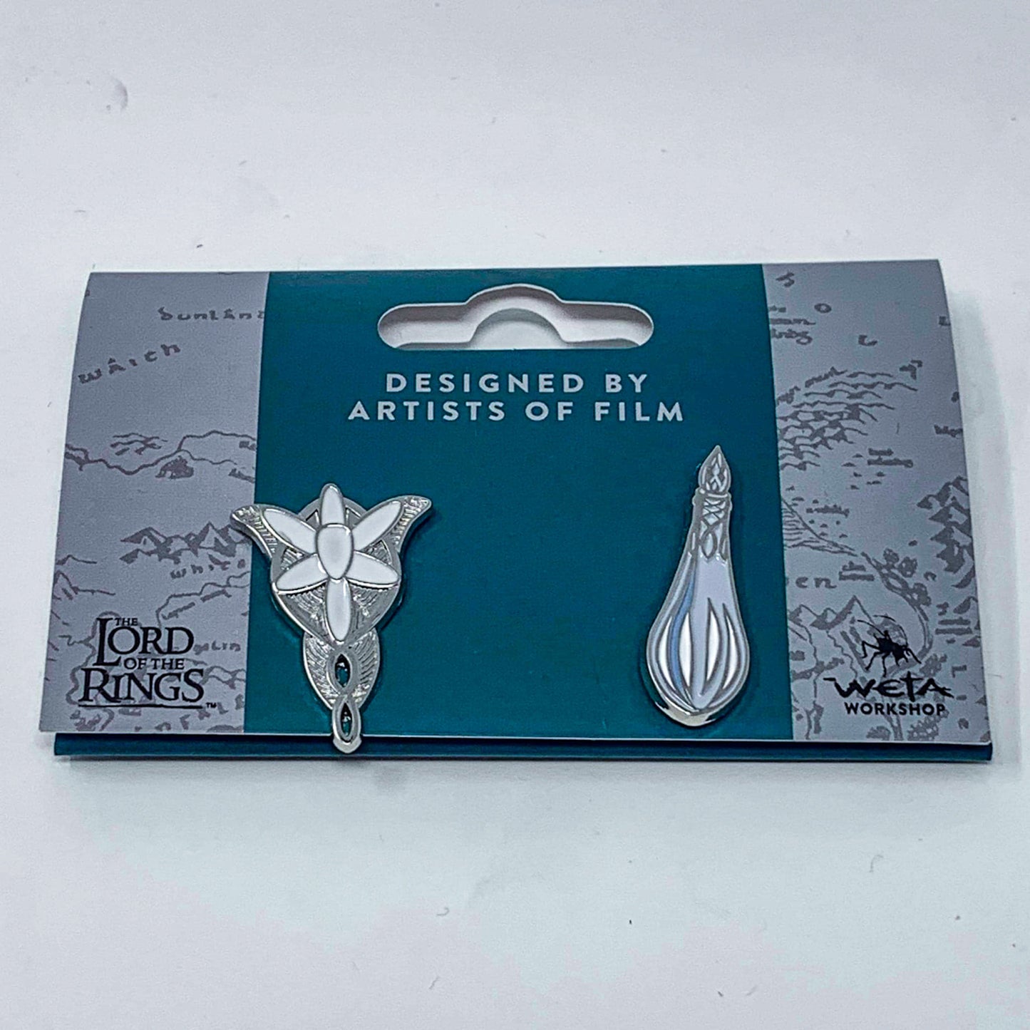 Evenstar and Galadriel's Phial Lord of the Rings Pin Set