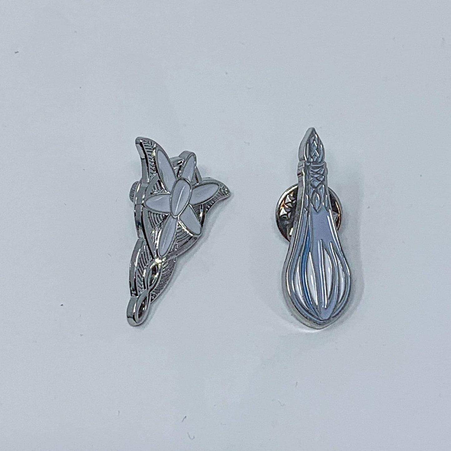 Evenstar and Galadriel's Phial Lord of the Rings Pin Set