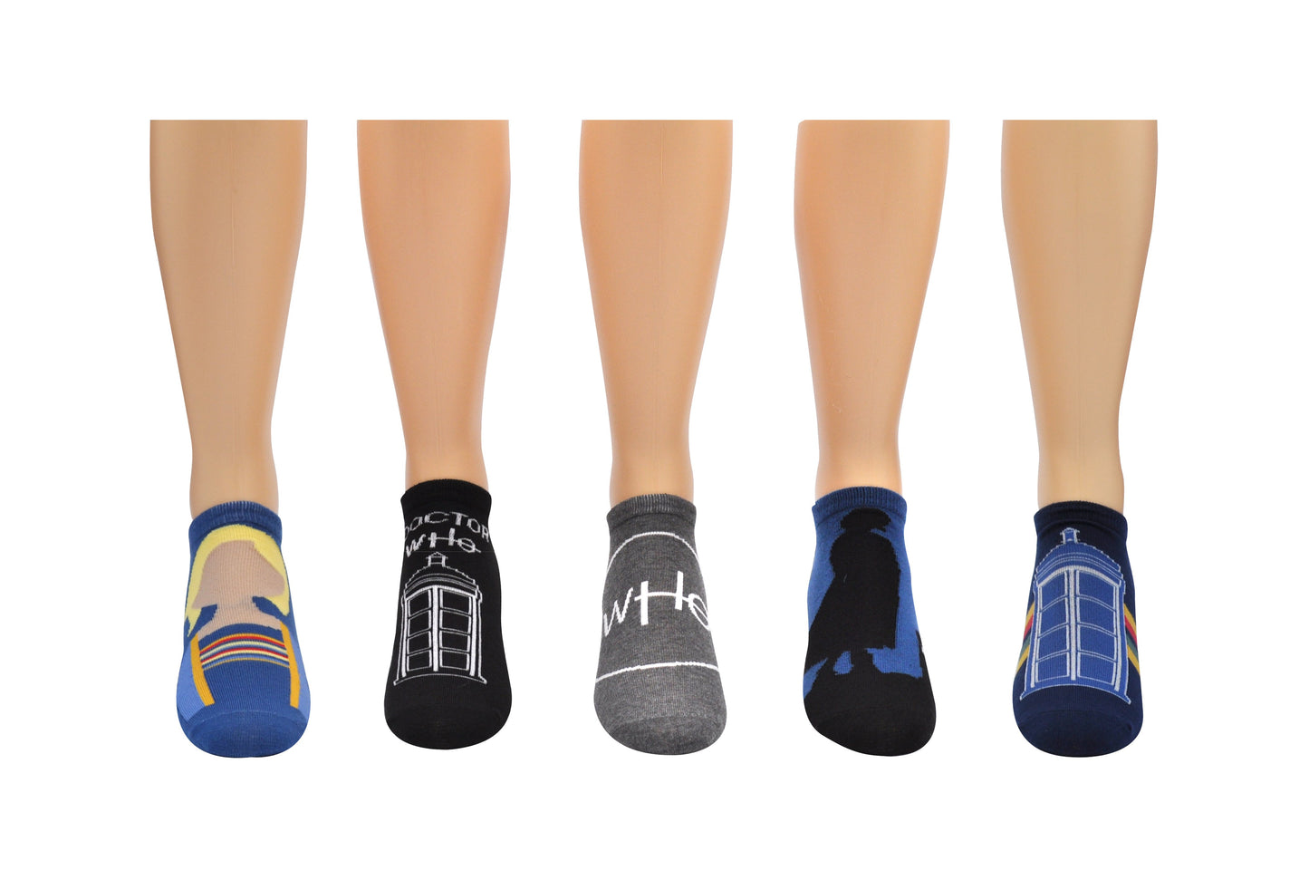 13th Doctor Doctor Who Ankle Socks 5 Pack