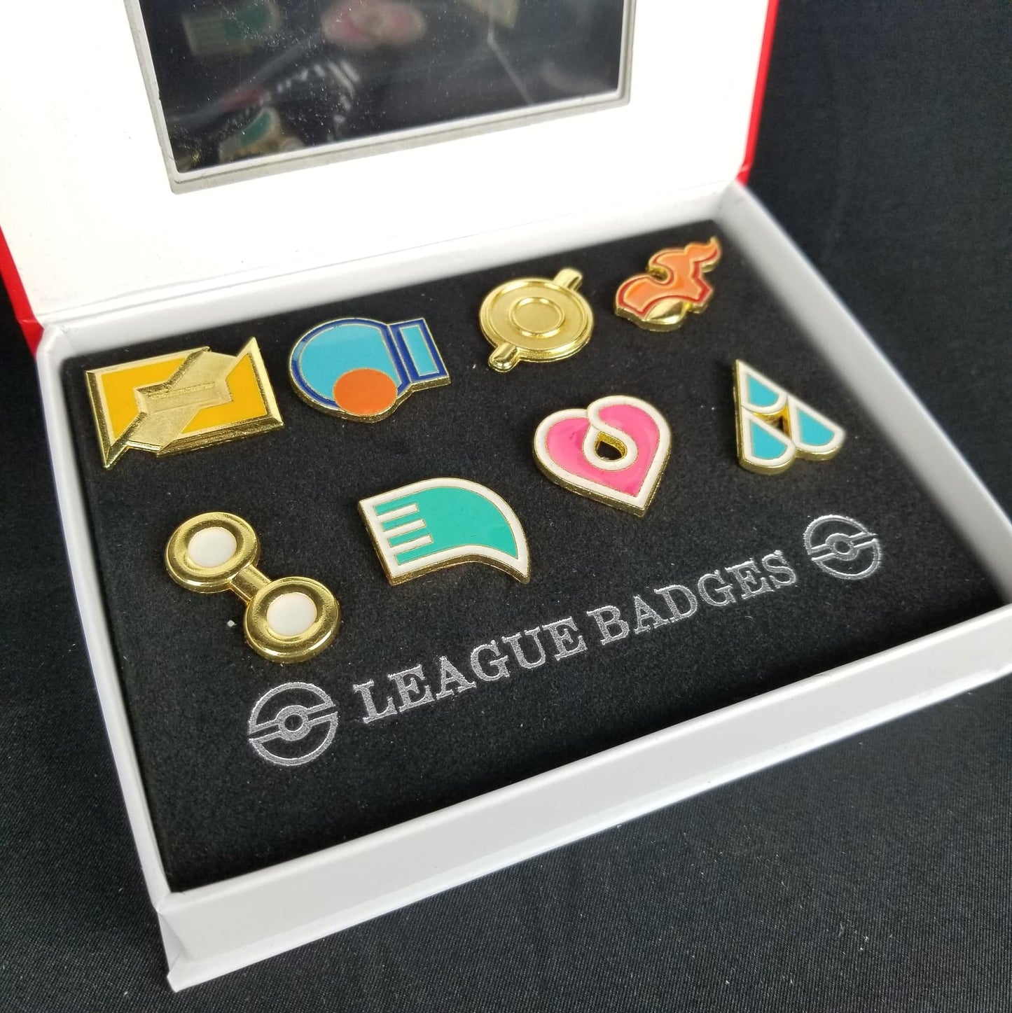 Pokemon Gen 3 Hoenn League Gym Badges Pin Set