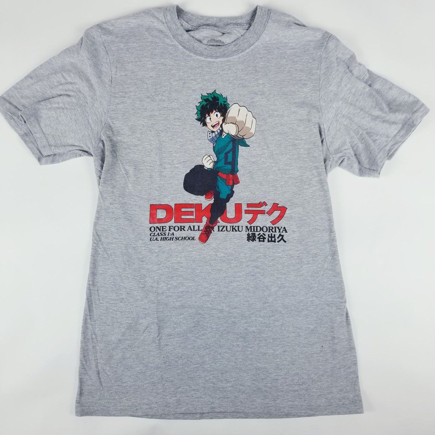 Load image into Gallery viewer, Deku One For All (My Hero Academia) Gray Unisex Shirt
