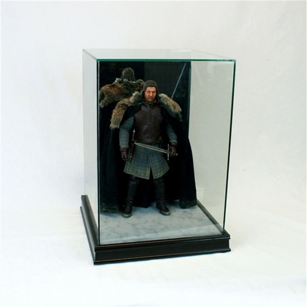 1/6 Scale Action Figure Glass Display Case